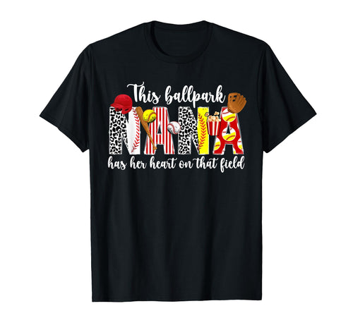 Ballpark Nana Proud Baseball T-Shirt - Aesthetic Graphic Men Women - T-Shirt, Sweatshirt, Hoodie