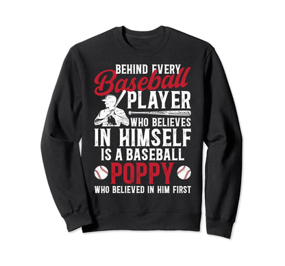 Baseball Poppy Who Believed Poppy Sweatshirt - Graphic Print Unisex - T-Shirt, Sweatshirt, Hoodie