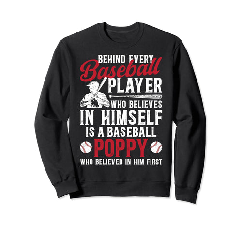 Baseball Poppy Who Believed Poppy Sweatshirt - Graphic Print Unisex - T-Shirt, Sweatshirt, Hoodie