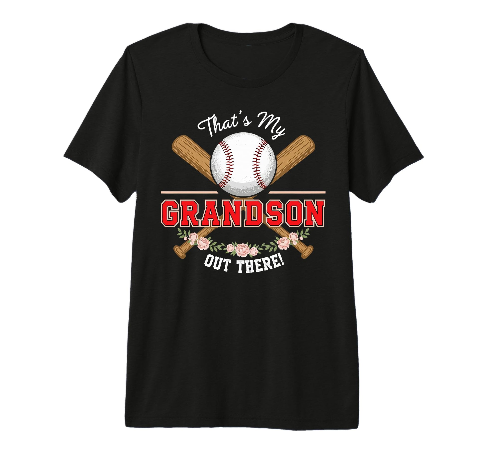 Thats My Grandson Out There Baseball T-Shirt - Minimalist Print Unisex - T-Shirt, Sweatshirt, Hoodie