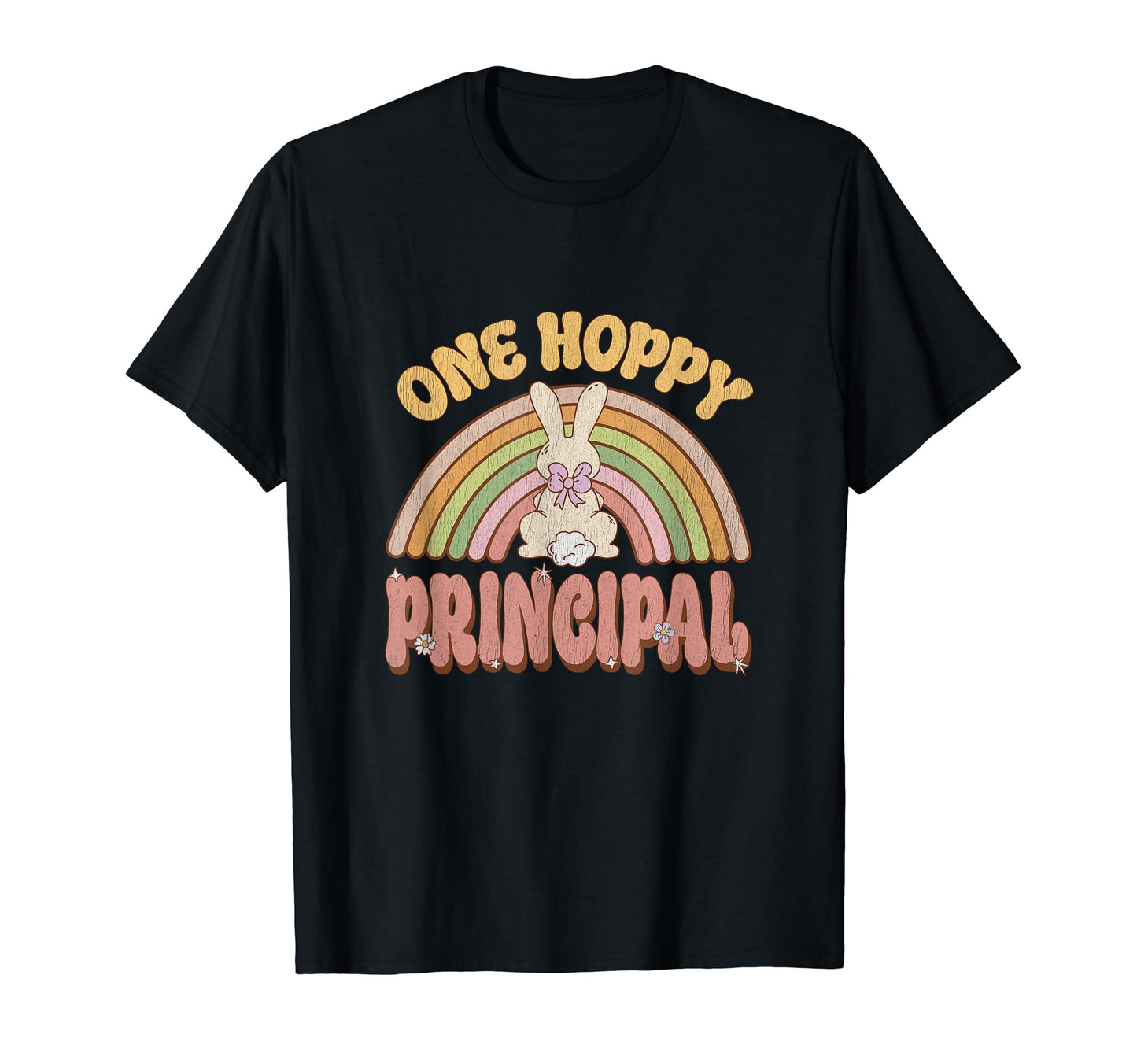 One Hoppy Principal Bunny Easter T-Shirt - Unique Graphic for Adults - T-Shirt, Sweatshirt, Hoodie