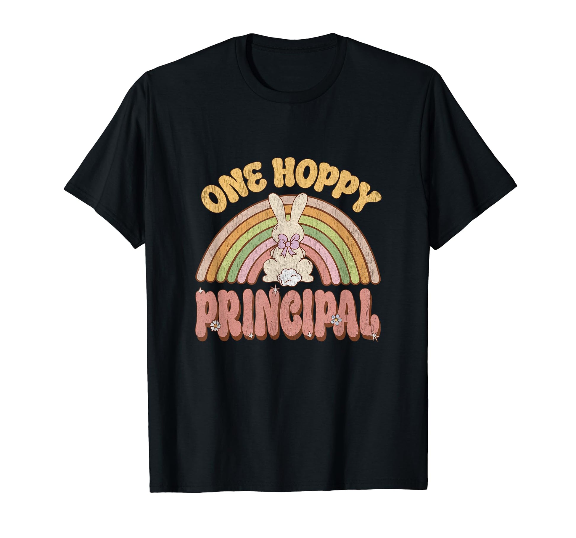 One Hoppy Principal Bunny Easter T-Shirt - Unique Graphic for Adults - T-Shirt, Sweatshirt, Hoodie