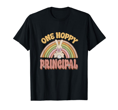 One Hoppy Principal Bunny Easter T-Shirt - Unique Graphic for Adults - T-Shirt, Sweatshirt, Hoodie