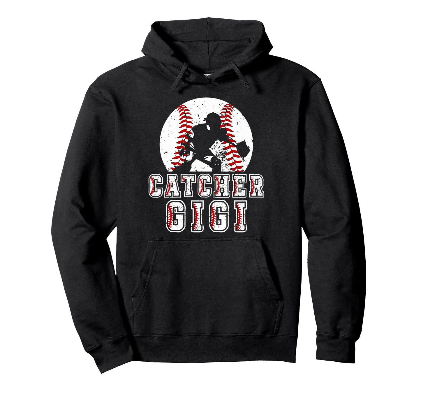 Baseball Catcher Gigi Baseball Hoodie - Casual Everyday Wear Unisex - T-Shirt, Sweatshirt, Hoodie