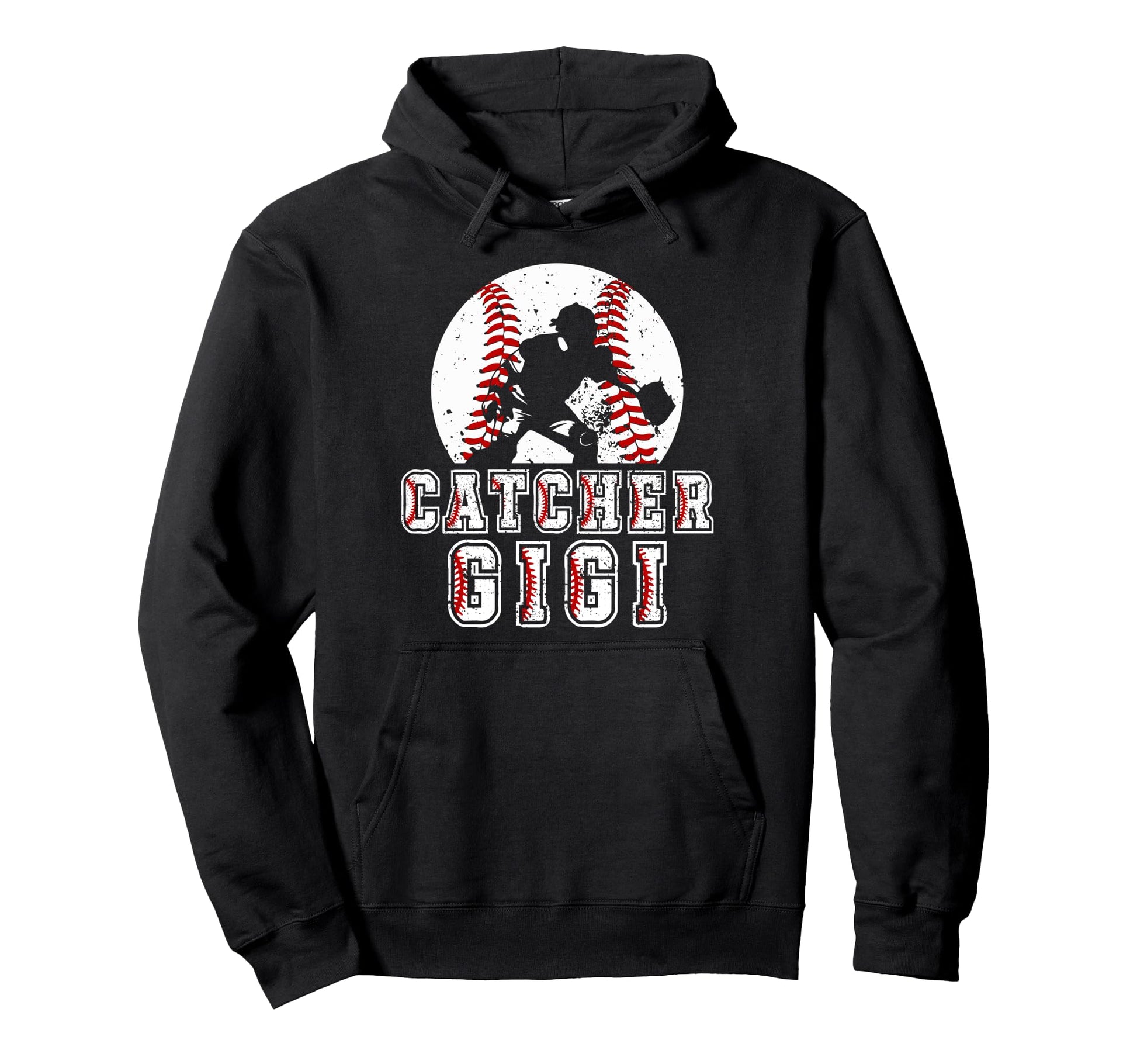 Baseball Catcher Gigi Baseball Hoodie - Casual Everyday Wear Unisex - T-Shirt, Sweatshirt, Hoodie