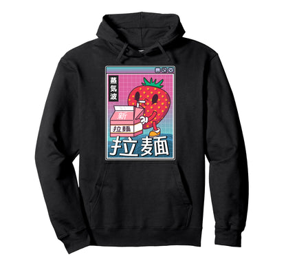 Strawberry Milk Digital Japan Otaku Hoodie - Streetwear Style Men Women - T-Shirt, Sweatshirt, Hoodie