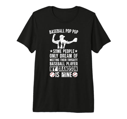 Mens Favorite Baseball Player Pop Pop T-Shirt - Trendy Graphic Unisex - T-Shirt, Sweatshirt, Hoodie