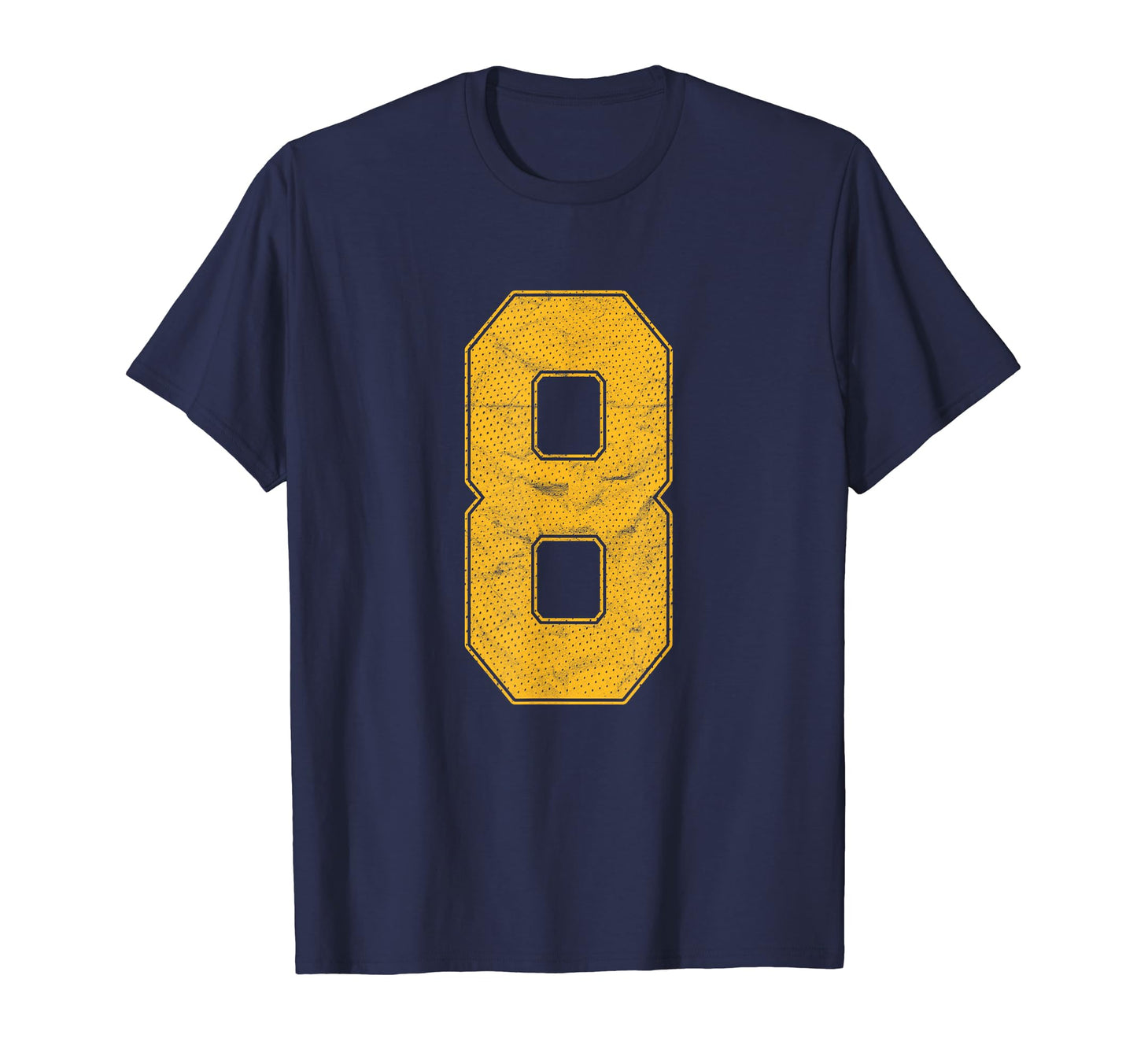 Number 8 Numbered Uniform Sports Team T-Shirt - Novelty Apparel Men Women - T-Shirt, Sweatshirt, Hoodie