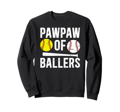Pawpaw Ballers Proud Baseball Sweatshirt - Custom Art Print Unisex - T-Shirt, Sweatshirt, Hoodie