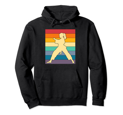 Judo Distressed Judo Rainbow Hoodie - Aesthetic Graphic for Adults - T-Shirt, Sweatshirt, Hoodie