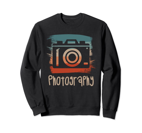 Photography Camera Photographer Sweatshirt - Novelty Apparel for Adults - T-Shirt, Sweatshirt, Hoodie