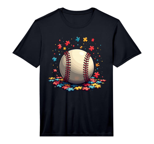 Colorful Autism Awareness Baseball T-Shirt - Streetwear Style Unisex - T-Shirt, Sweatshirt, Hoodie