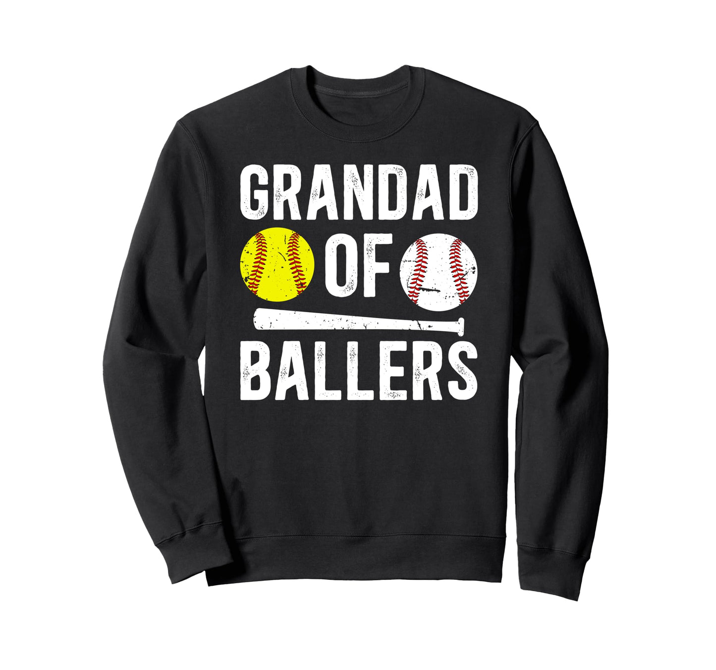 Grandad Ballers Proud Baseball Sweatshirt - Minimalist Print Unisex - T-Shirt, Sweatshirt, Hoodie