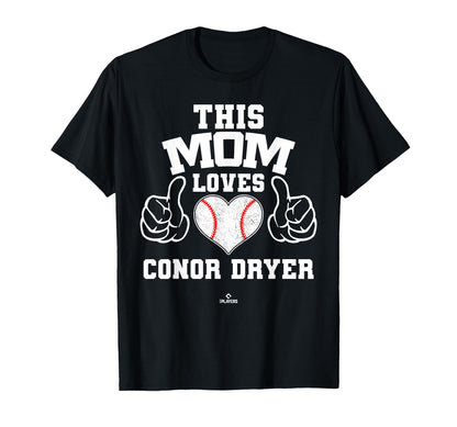 This Mom Loves Conor Dryer Prospect T-Shirt - Unique Graphic Unisex - T-Shirt, Sweatshirt, Hoodie