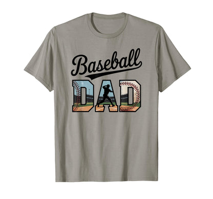 Baseball Dad Funny Sport Father T-Shirt - Streetwear Style for Adults - T-Shirt, Sweatshirt, Hoodie