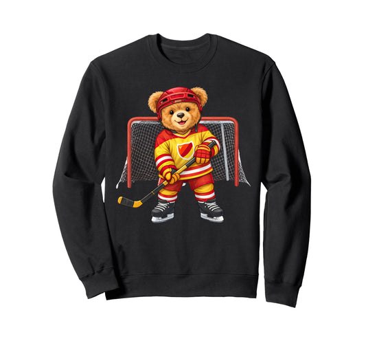 Ice Hockey Player Hockey Lover Sweatshirt - Fun Novelty Design for Adults - T-Shirt, Sweatshirt, Hoodie
