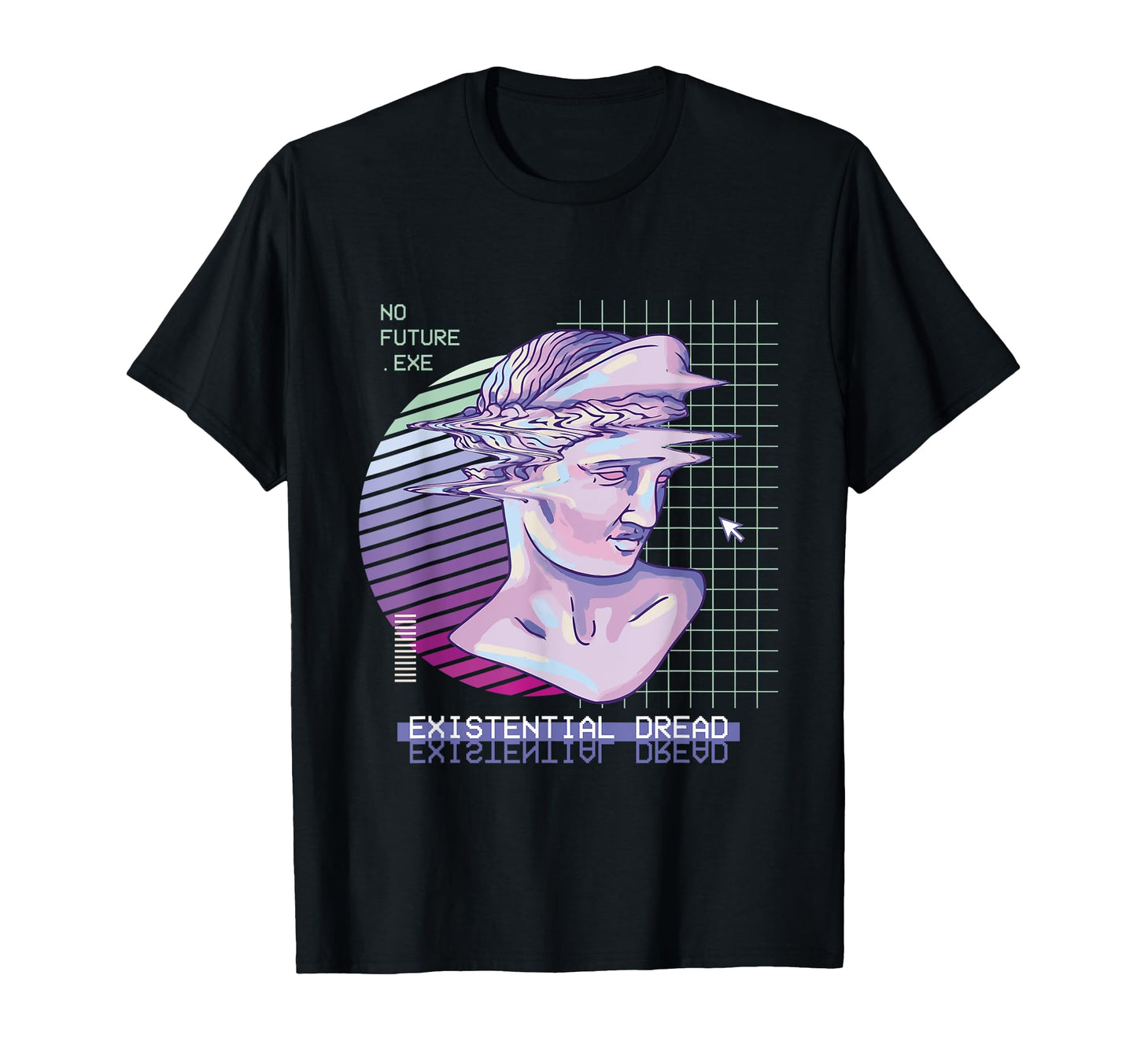 Existential Dread Vaporwave T-Shirt - Aesthetic Graphic Men Women - T-Shirt, Sweatshirt, Hoodie