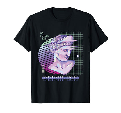 Existential Dread Vaporwave T-Shirt - Aesthetic Graphic Men Women - T-Shirt, Sweatshirt, Hoodie