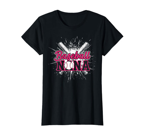 Womens Baseball Nana Grandma T-Shirt - Novelty Apparel Men Women - T-Shirt, Sweatshirt, Hoodie