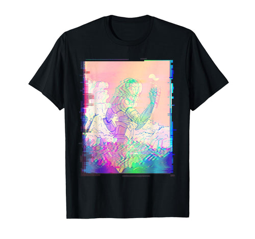 Trippy Glitch Aesthetic Vaporwave T-Shirt - Aesthetic Graphic Men Women - T-Shirt, Sweatshirt, Hoodie