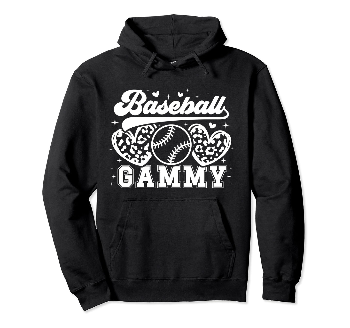 Baseball Gammy Grandma Gammy Baseball Hoodie - Unique Graphic for Adults - T-Shirt, Sweatshirt, Hoodie