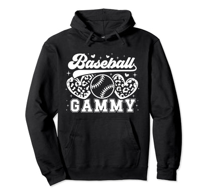 Baseball Gammy Grandma Gammy Baseball Hoodie - Unique Graphic for Adults - T-Shirt, Sweatshirt, Hoodie