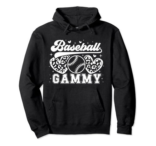 Baseball Gammy Grandma Gammy Baseball Hoodie - Unique Graphic for Adults - T-Shirt, Sweatshirt, Hoodie