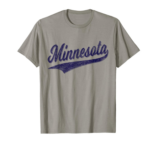 State Minnesota Varsity Script T-Shirt - Minimalist Print for Adults - T-Shirt, Sweatshirt, Hoodie