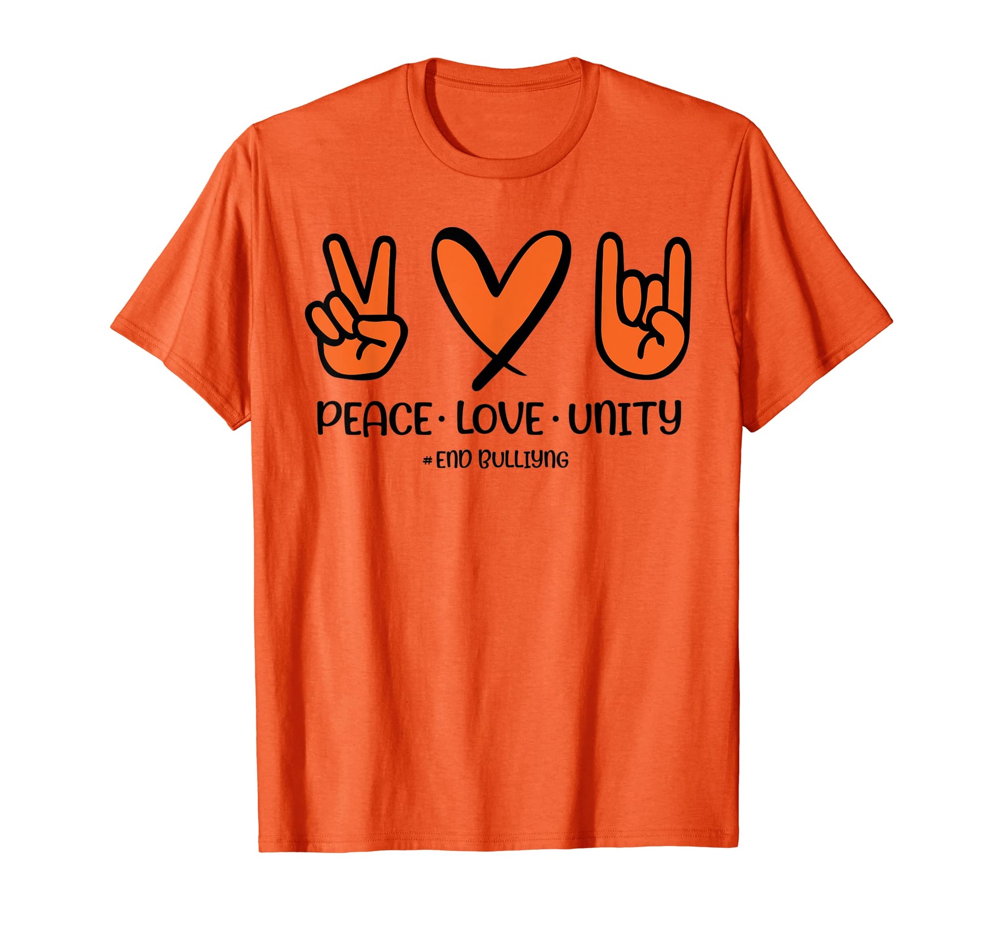 Unity Day Orange Peace Love Unity T-Shirt - Fun Novelty Design Men Women - T-Shirt, Sweatshirt, Hoodie