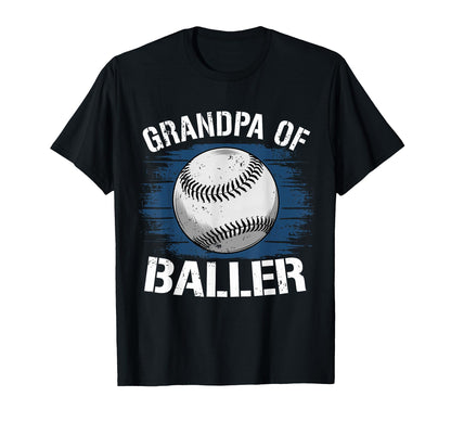 Grandpa Ballers Baseball Baseball T-Shirt - Streetwear Style Men Women - T-Shirt, Sweatshirt, Hoodie