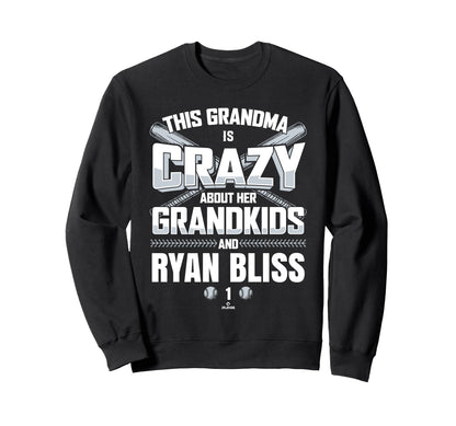 Grandma Crazy Ryan Bliss Seattle Sweatshirt - Fun Novelty Design Unisex - T-Shirt, Sweatshirt, Hoodie