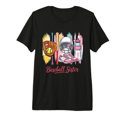 Brushstroke American Baseball Game Fan T-Shirt - Graphic Print Unisex - T-Shirt, Sweatshirt, Hoodie