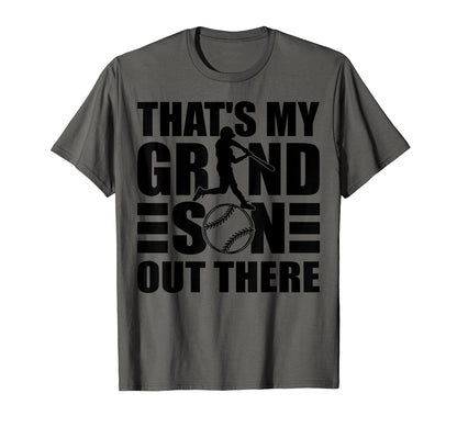 Thats My Grandson Out There Baseball T-Shirt - Trendy Graphic Men Women - T-Shirt, Sweatshirt, Hoodie