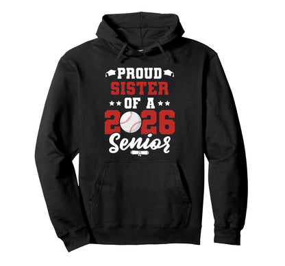 Class 2026 Senior Year Baseball Hoodie - Aesthetic Graphic for Adults - T-Shirt, Sweatshirt, Hoodie