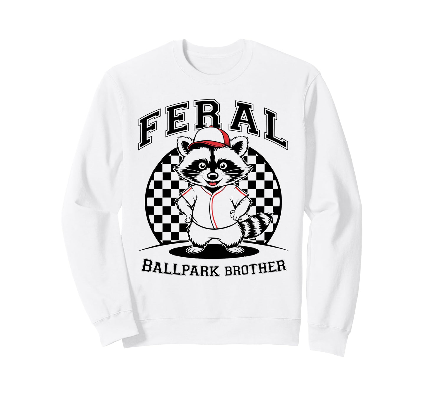 Raccoon And Scooter Feral Sweatshirt - Streetwear Style for Adults - T-Shirt, Sweatshirt, Hoodie