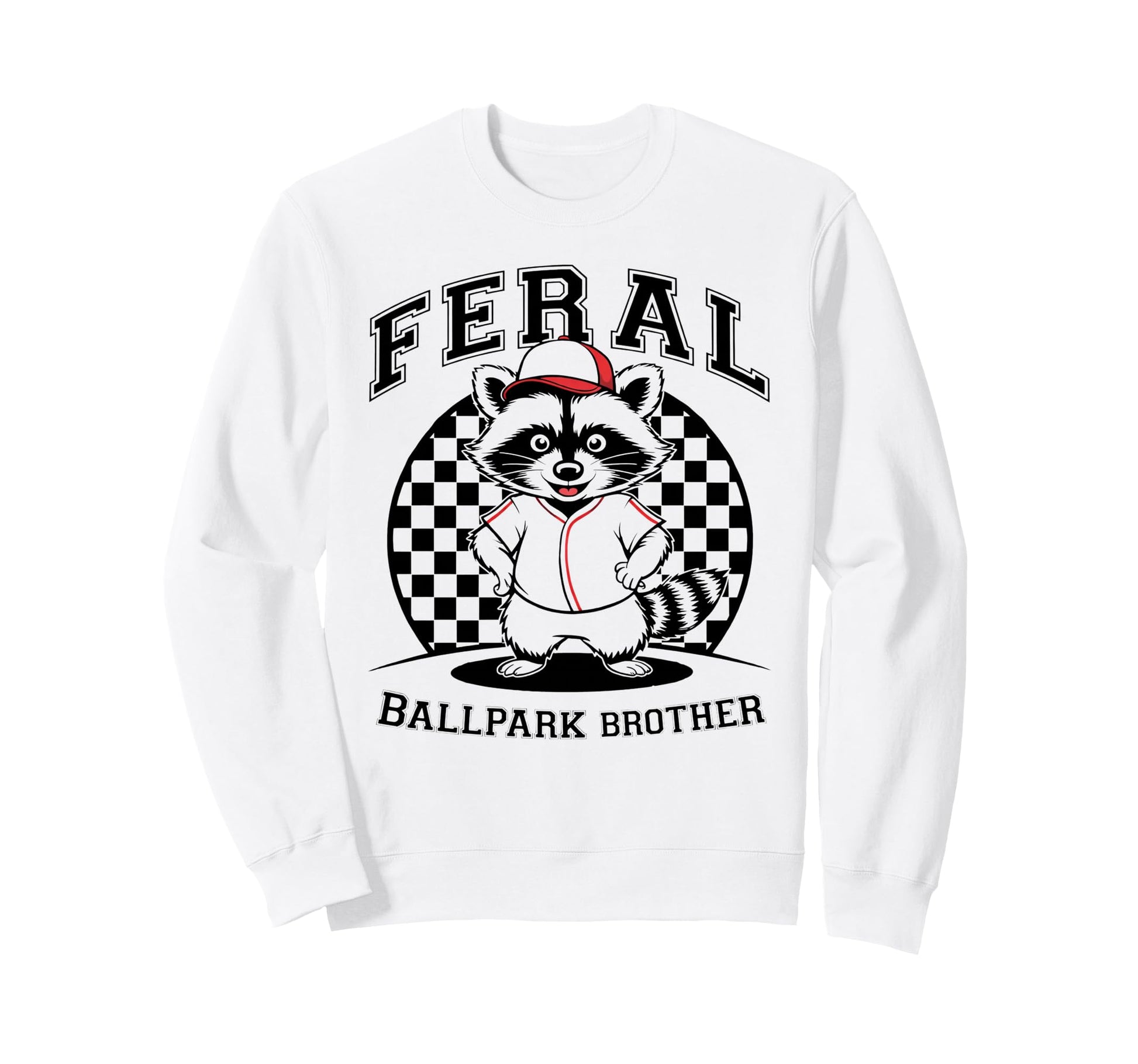Raccoon And Scooter Feral Sweatshirt - Streetwear Style for Adults - T-Shirt, Sweatshirt, Hoodie