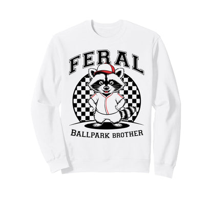 Raccoon And Scooter Feral Sweatshirt - Streetwear Style for Adults - T-Shirt, Sweatshirt, Hoodie