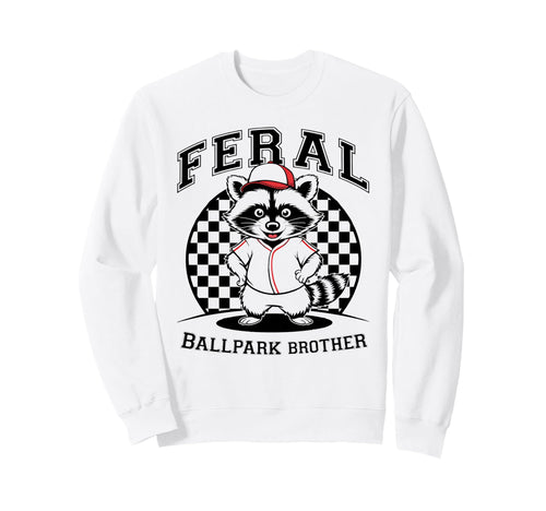 Raccoon And Scooter Feral Sweatshirt - Streetwear Style for Adults - T-Shirt, Sweatshirt, Hoodie