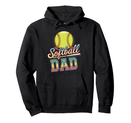 Softball Dad Tie Dye Mama Mothers Day Hoodie - Custom Art Print Unisex - T-Shirt, Sweatshirt, Hoodie