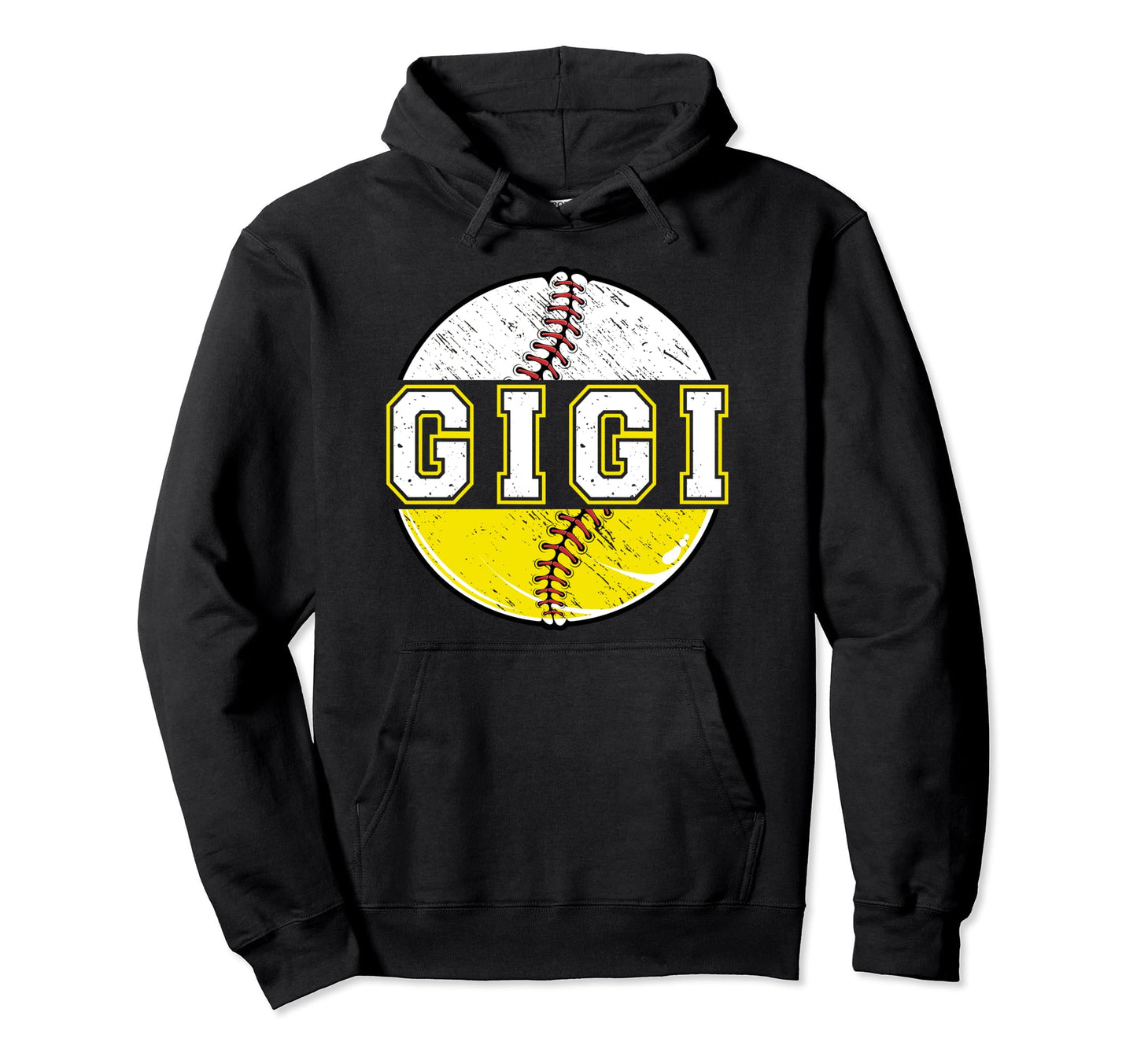 Baseball Softball Gigi Softball Hoodie - Custom Art Print Men Women - T-Shirt, Sweatshirt, Hoodie