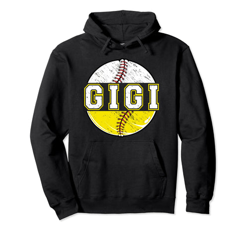 Baseball Softball Gigi Softball Hoodie - Custom Art Print Men Women - T-Shirt, Sweatshirt, Hoodie
