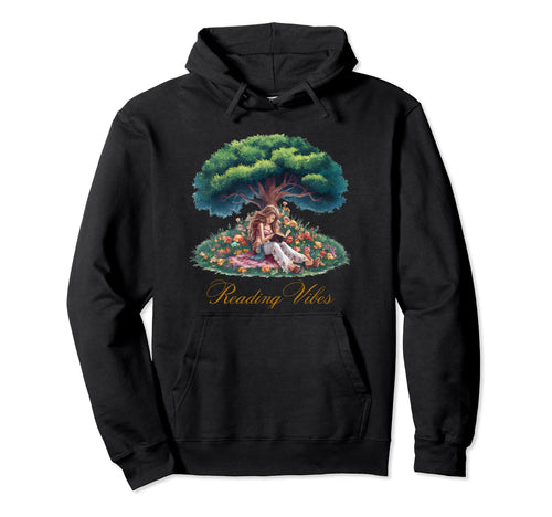 Boho Reading Vibes Hoodie - Unique Graphic Men Women - T-Shirt, Sweatshirt, Hoodie