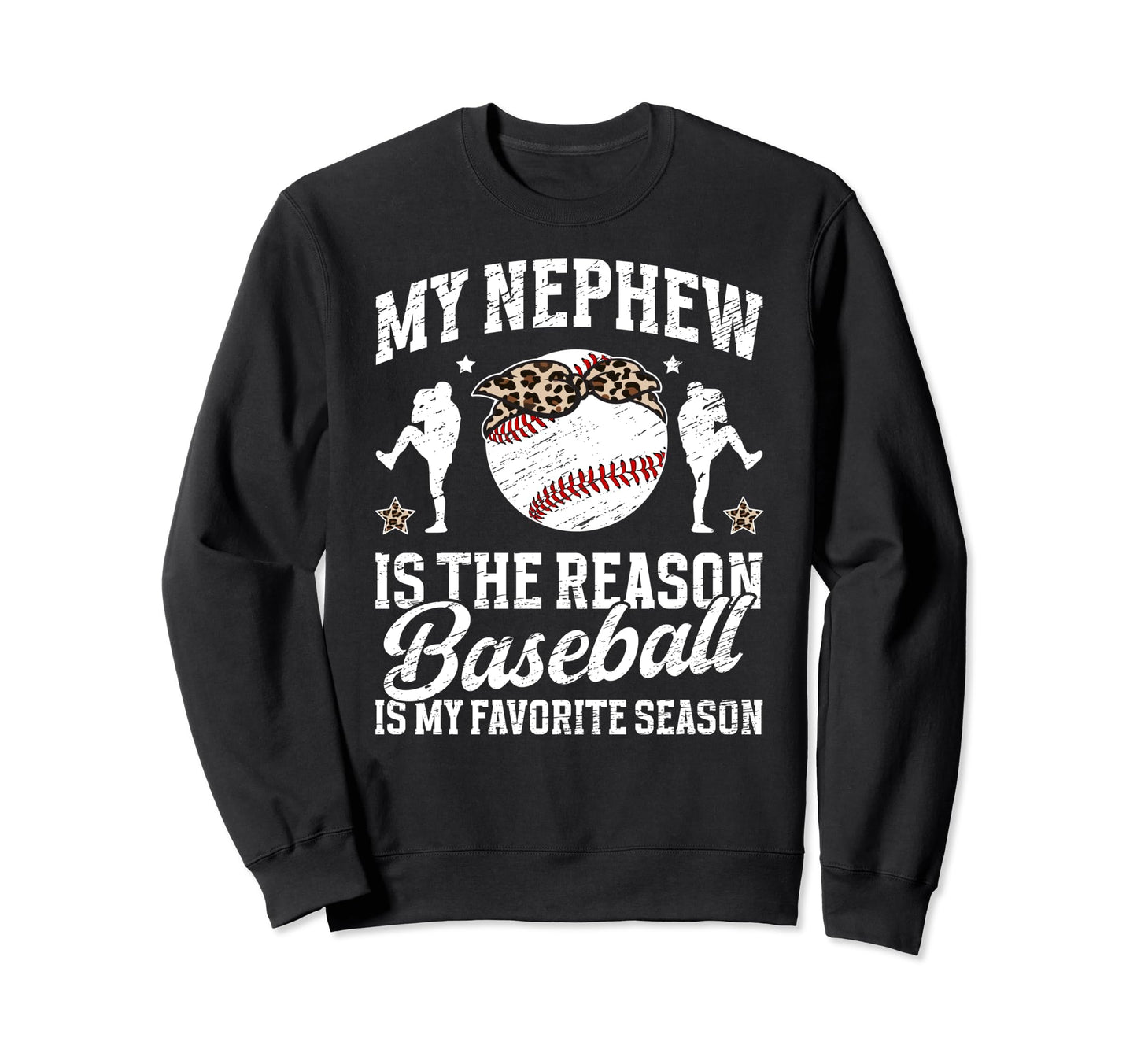 My Favorite Season Baseball Aunt Sweatshirt - Minimalist Print Unisex - T-Shirt, Sweatshirt, Hoodie
