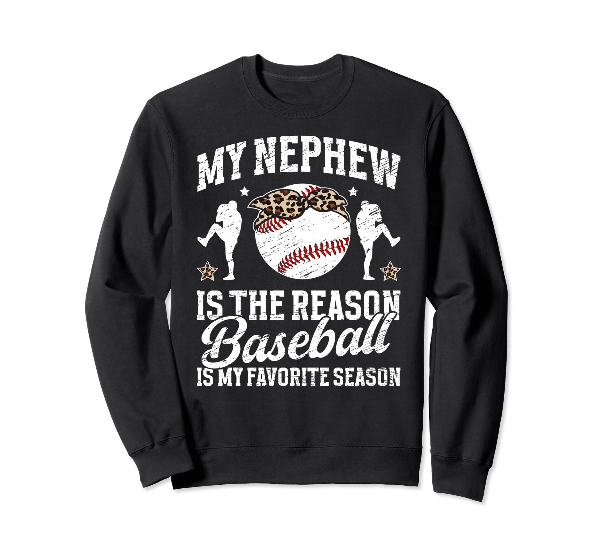 My Favorite Season Baseball Aunt Sweatshirt - Minimalist Print Unisex - T-Shirt, Sweatshirt, Hoodie
