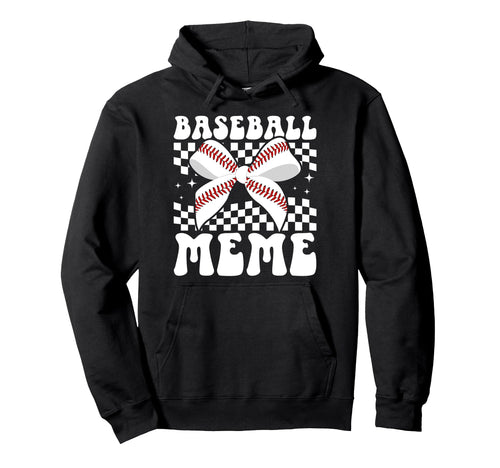 Baseball Meme Coquette Meme Baseball Hoodie - Graphic Print for Adults - T-Shirt, Sweatshirt, Hoodie