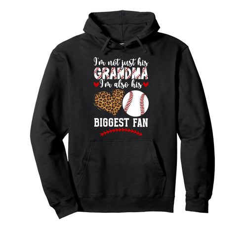 Biggest Fan Baseball Grandma Baseball Hoodie - Minimalist Print Men Women - T-Shirt, Sweatshirt, Hoodie