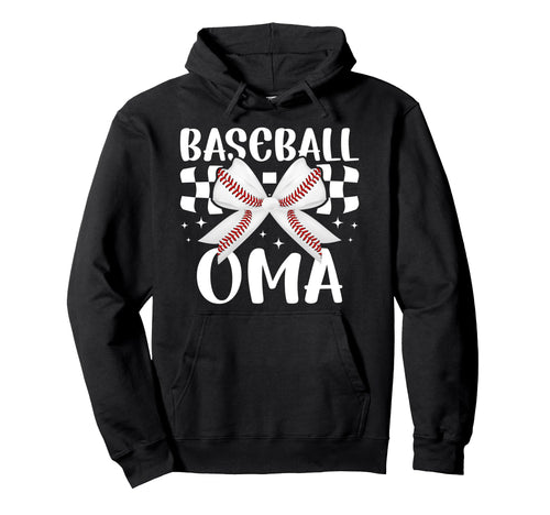 Baseball Oma Coquette Oma Baseball Hoodie - Fun Novelty Design Unisex - T-Shirt, Sweatshirt, Hoodie