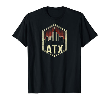 Atx Grit 90S Grunge Urbandecay Mens T-Shirt - Minimalist Print for Adults - T-Shirt, Sweatshirt, Hoodie