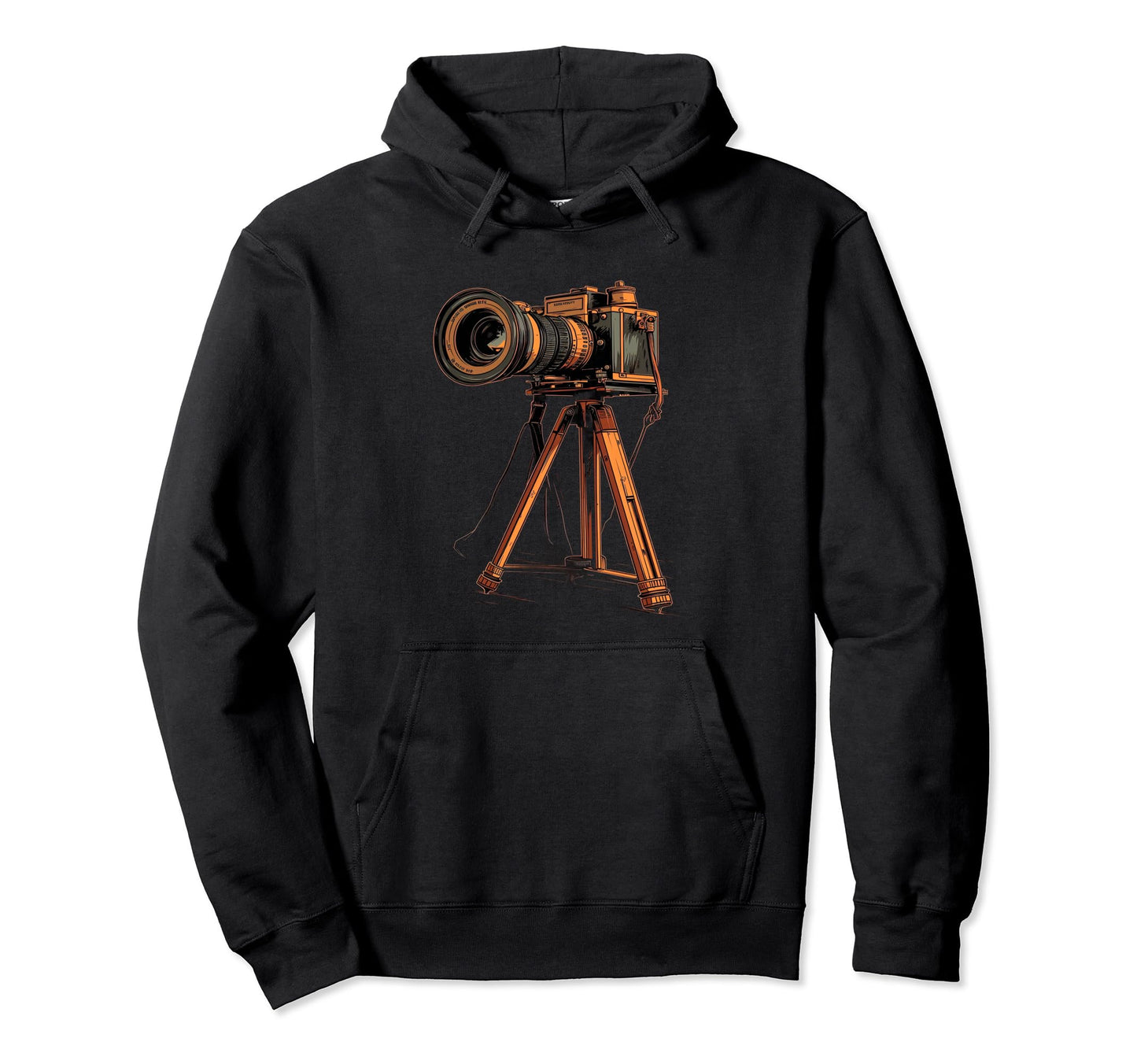 Photography Camera Tripod Photographer Hoodie - Graphic Print Unisex - T-Shirt, Sweatshirt, Hoodie