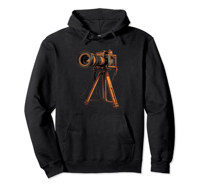 Photography Camera Tripod Photographer Hoodie - Graphic Print Unisex - T-Shirt, Sweatshirt, Hoodie